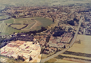 Osto Holz Luftbild 1970