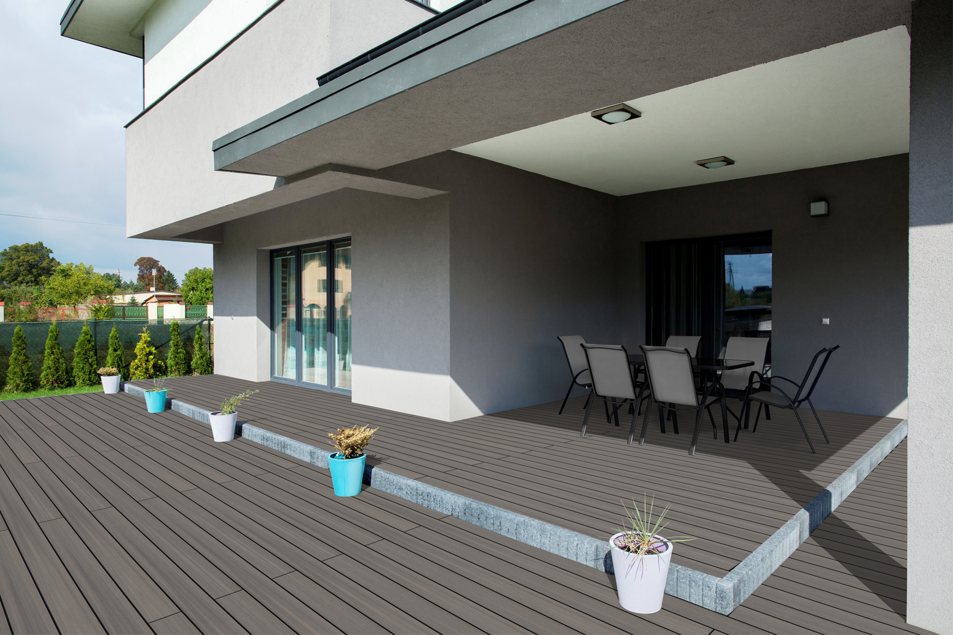 BPC Rundhohlkammer steingrau BPC Rundhohlkammer steingrau