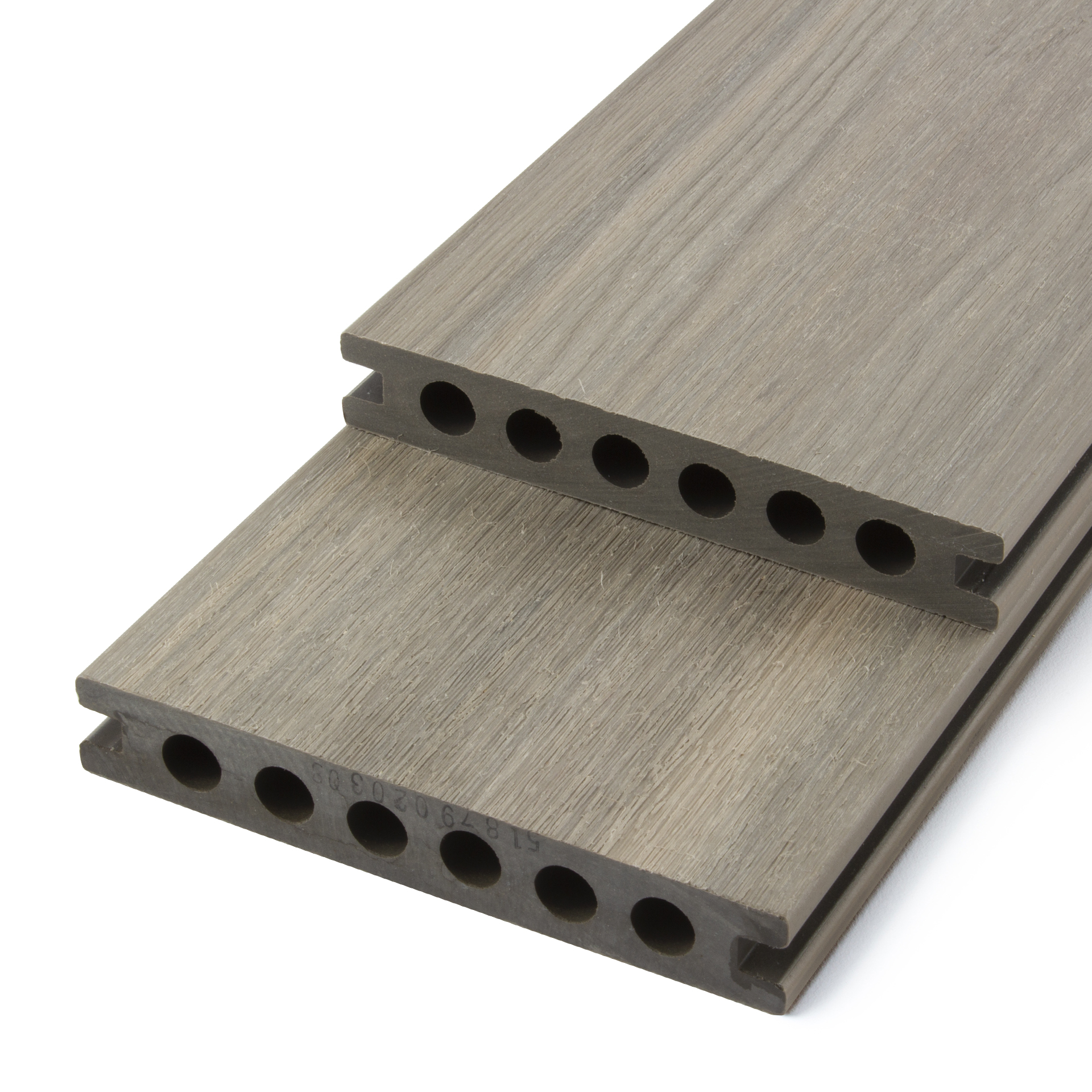 BPC Rundhohlkammer Terrassendiele steingrau BPC Rundhohlkammer Terrassendiele steingrau